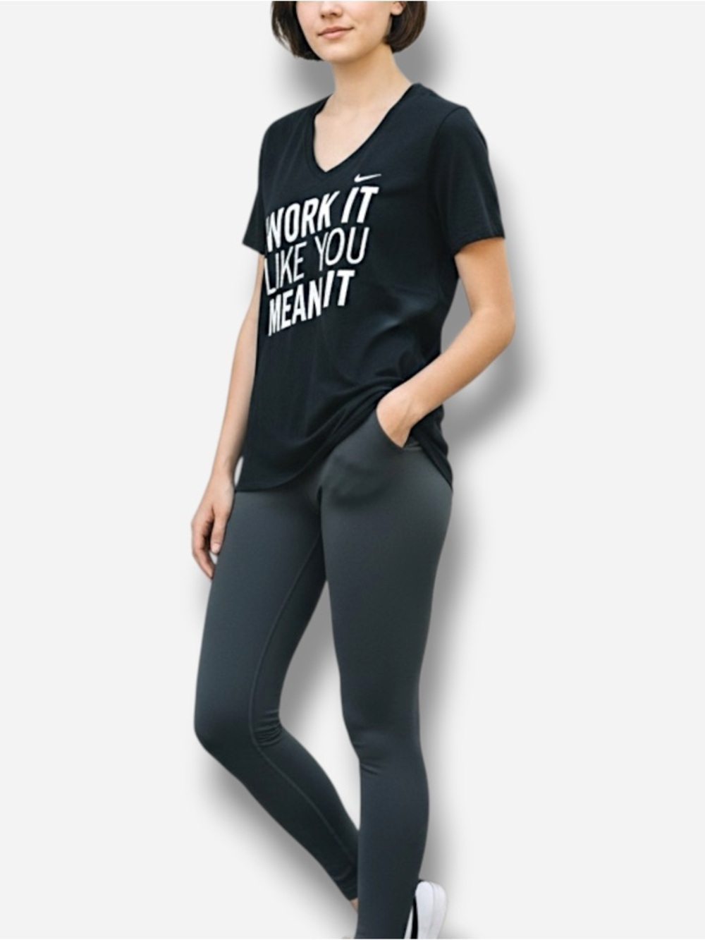 🌸Nike🌸 Short Sleeve T-shirt Top Black Sz Medium